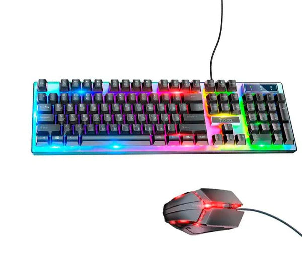 Hoco GM18 Luminous Gaming Keyboard and Mouse Set - Elevate Your Gaming Experience!