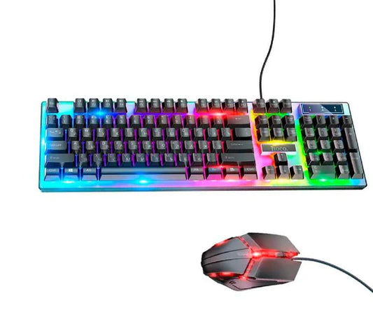 Hoco GM18 Luminous Gaming Keyboard and Mouse Set - Elevate Your Gaming Experience!