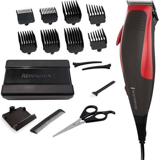 Remington 16-Piece Hair Cutting Kit with Stainless Steel Blades - Your Ultimate Hair Styling Companion!