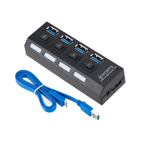 Hi-Speed USB 3.0 4-Port Hub - Expand and Connect!