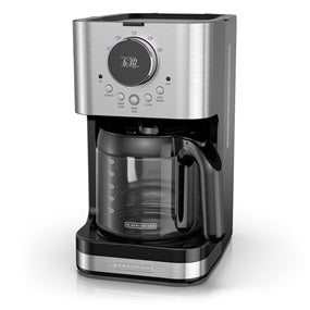 BLACK+DECKER Select-A-Size Easy Dial Programmable Coffee Maker