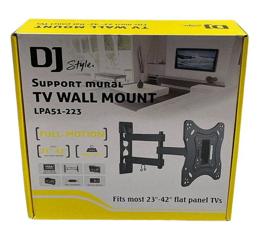 DJ Style Swivel Wall Mount 23-42" - Enhance Your Viewing Experience! (LPA51-223)